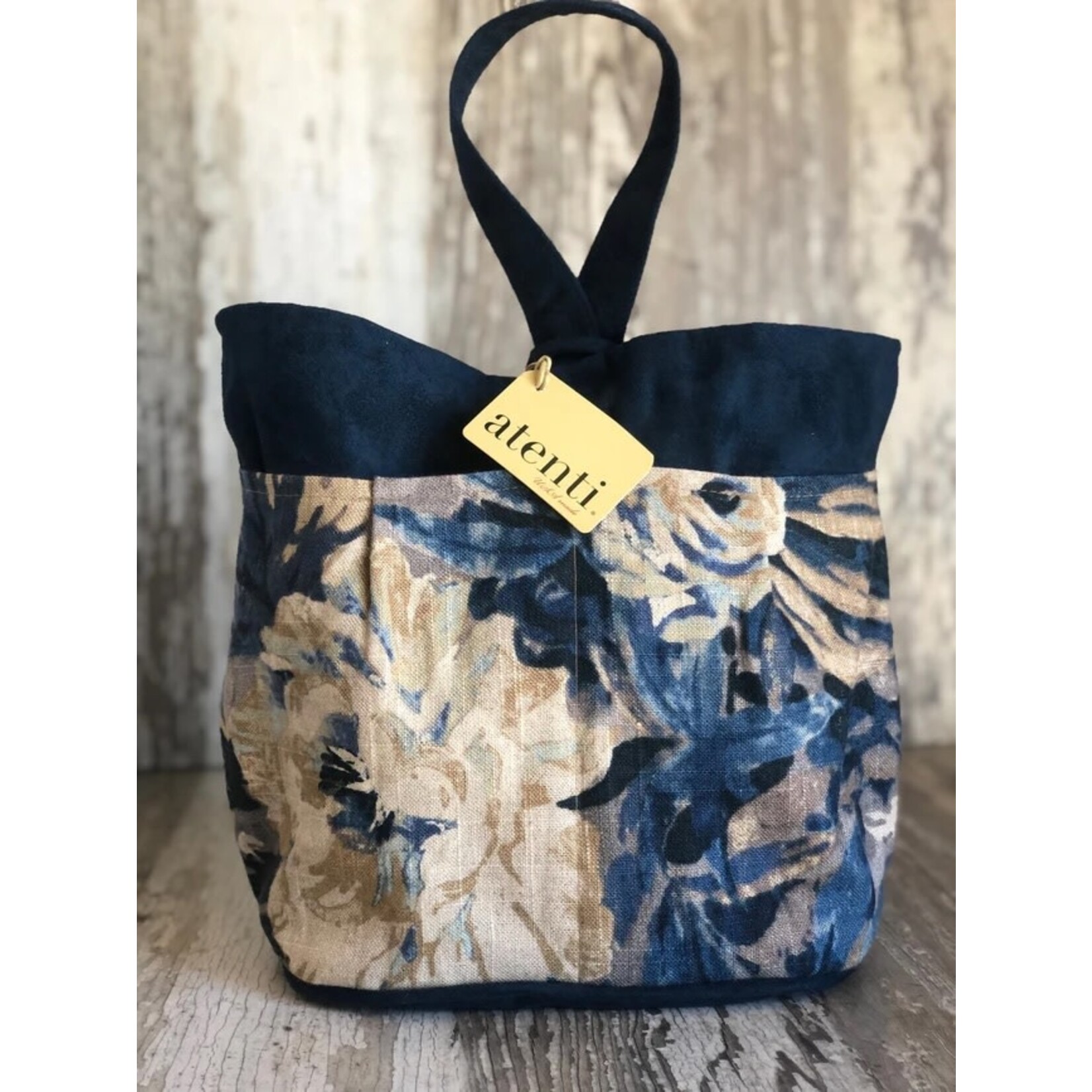 Atenti, Inc. Indigo Tall Caddy - Premium Knitting & Crochet Organizer Project Bag