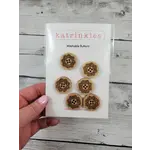 Katrinkles Mosaic Buttons | 5/8" - Card of 6 Buttons