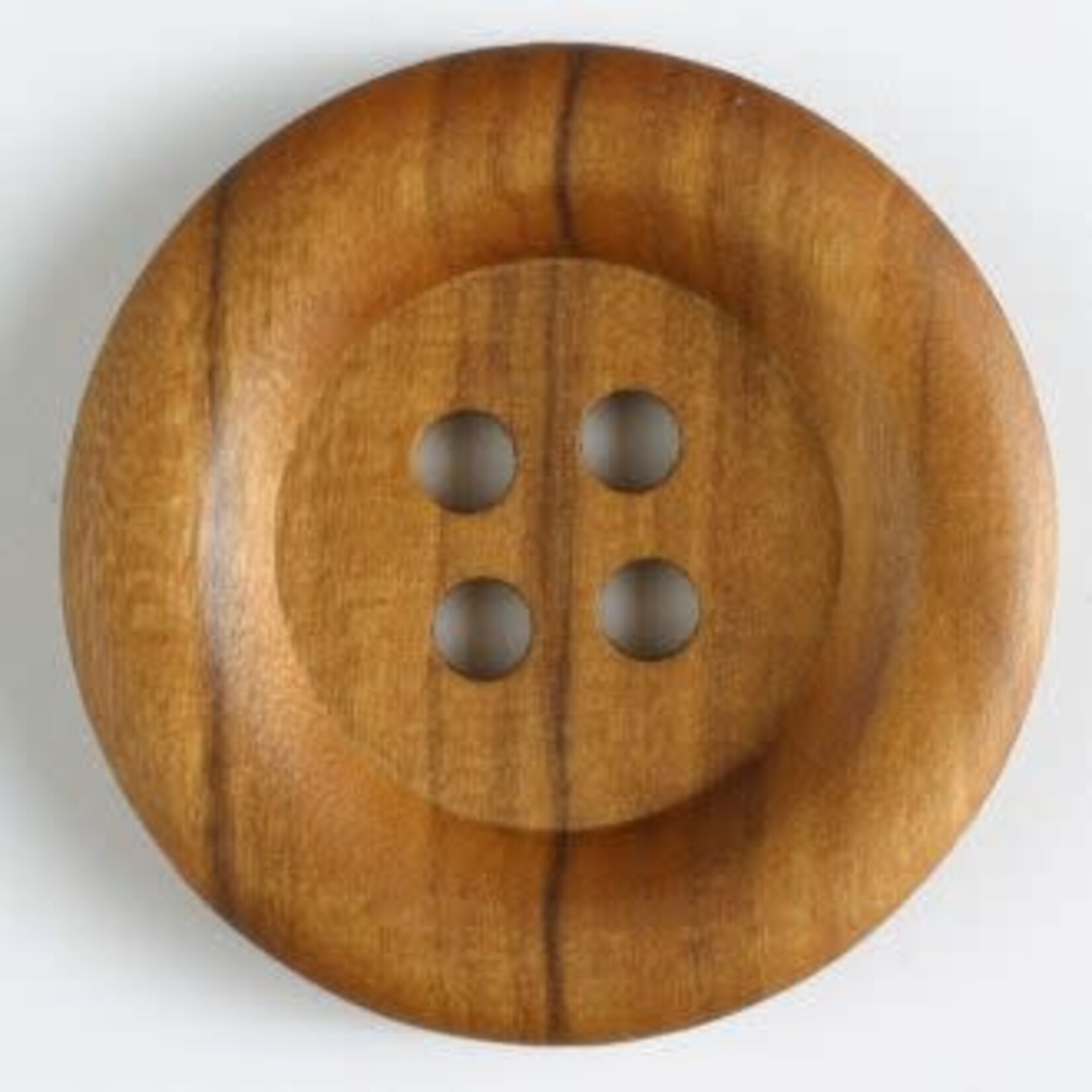 Dill Buttons Wood Brown Button