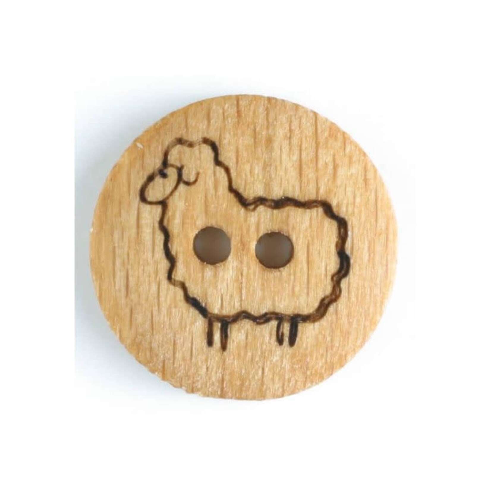 Dill Buttons Wood Button Sheep 18mm - Dill Button 241179