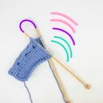 Twice Sheared Sheep Tip Ties - Knitting Needle Point Protectors