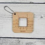 Katrinkles 1" Gauge Swatch Ruler Fob Clip