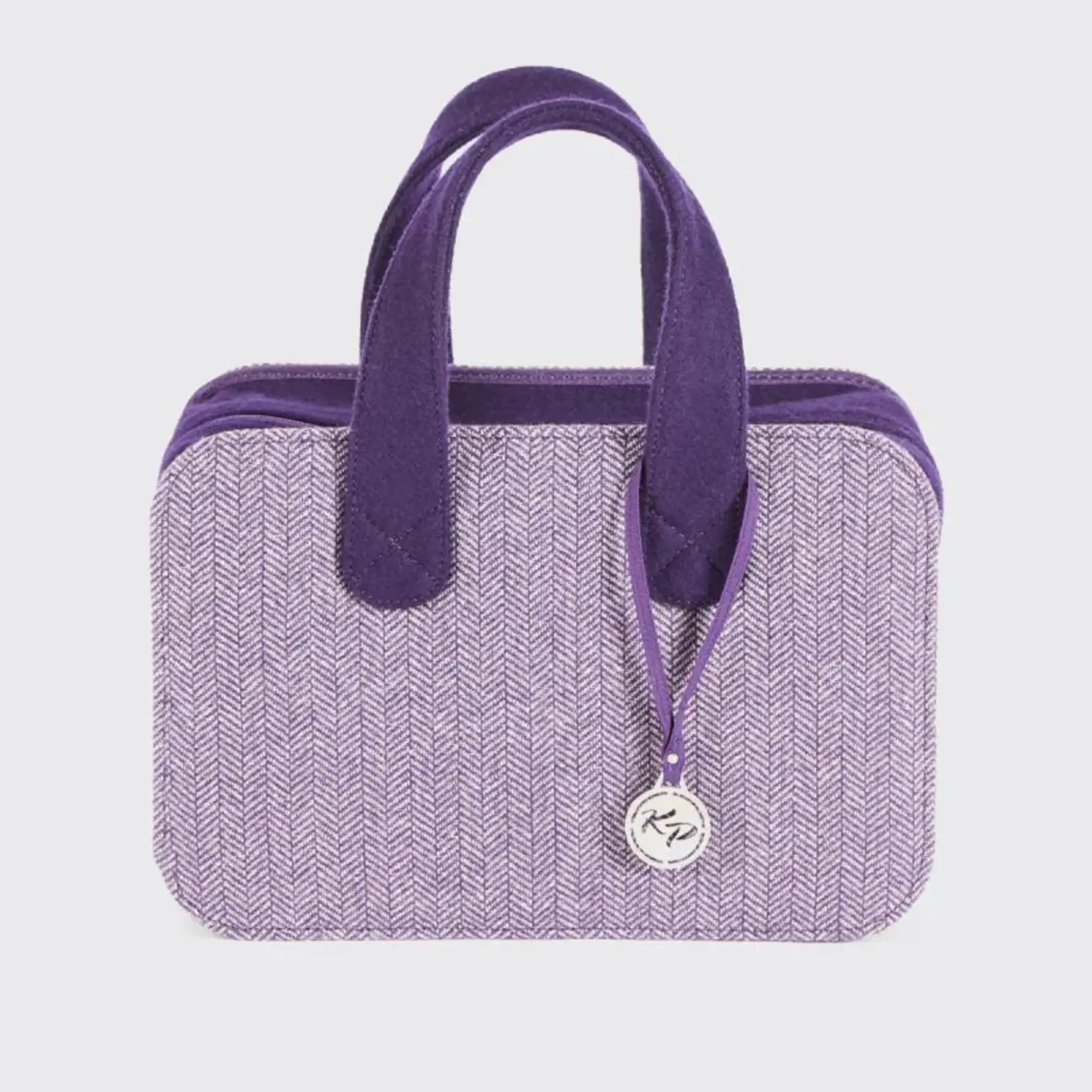 Knit Pro Snug Doctor Bag - Purple Tweed & Felt (Small