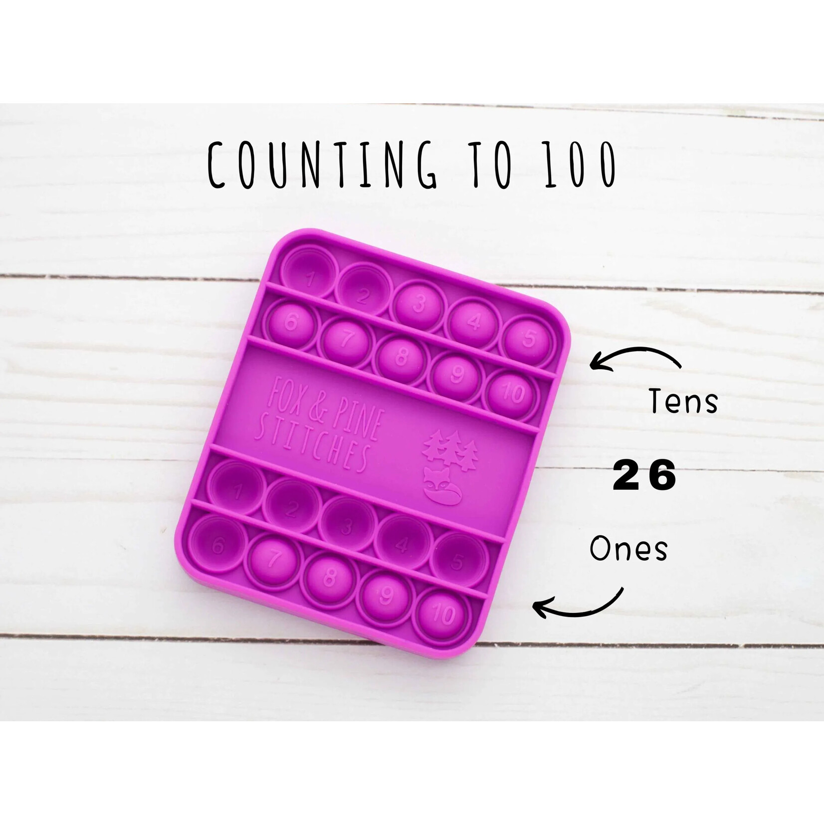 Fox & Pine Stitches Colorful Row Counters