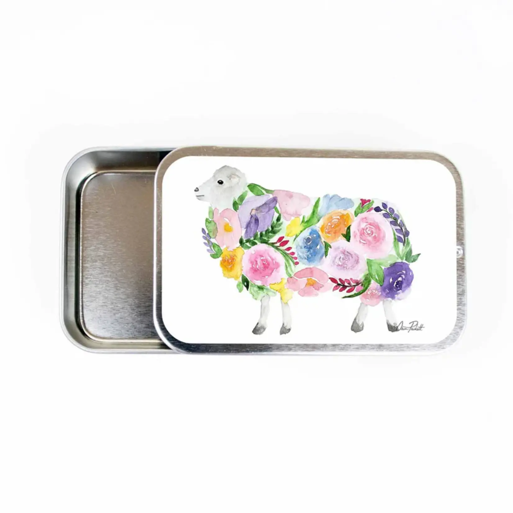 Twice Sheared Sheep Large Stitch Marker Storage Tin