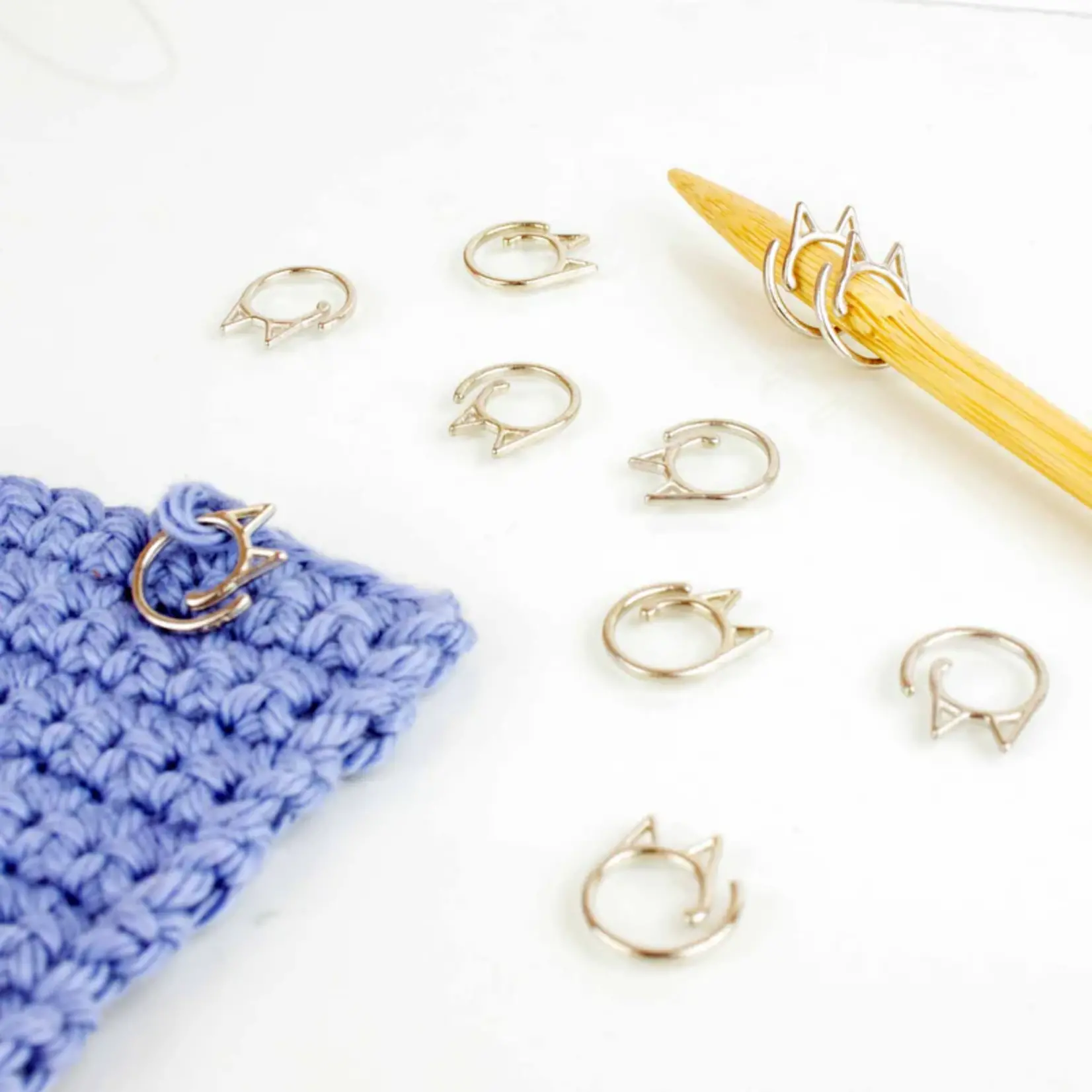 Twice Sheared Sheep Cat Stitch Markers