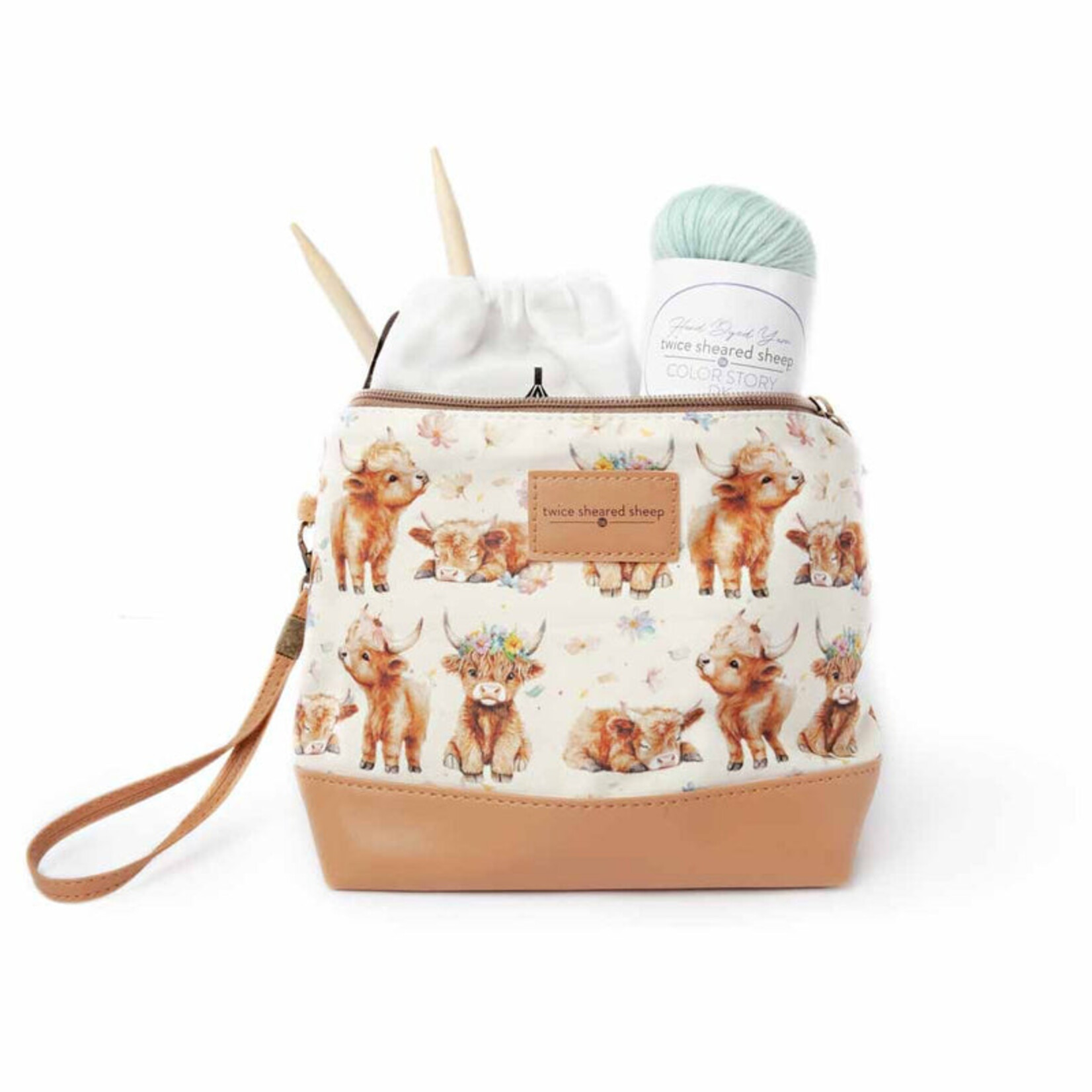 Twice Sheared Sheep Mini Trini Bag