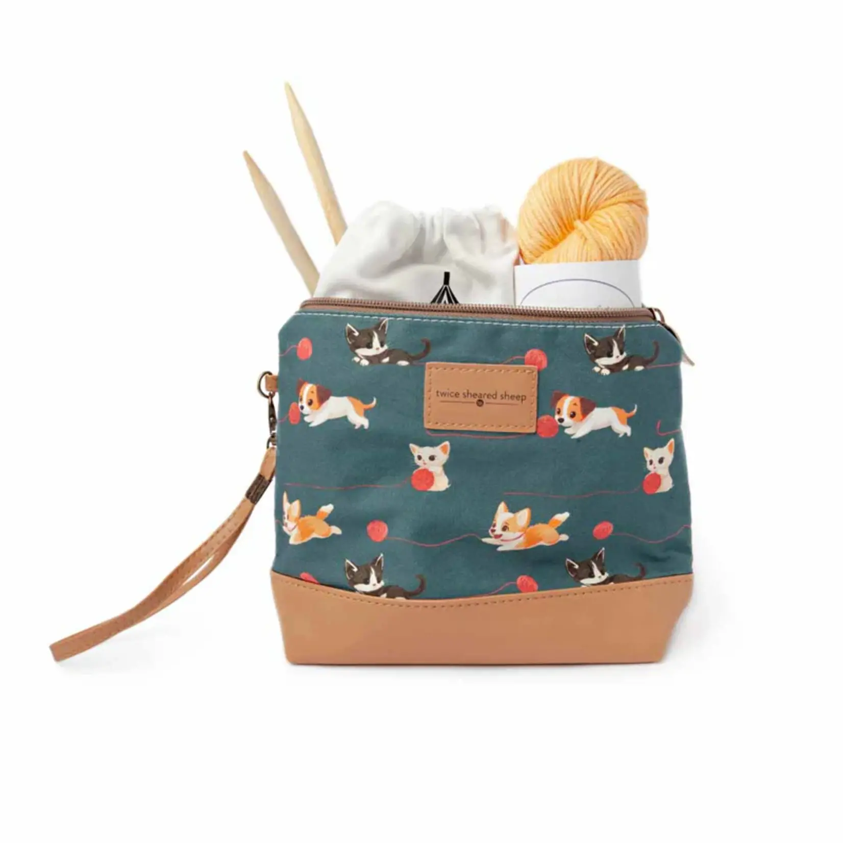 Twice Sheared Sheep Mini Trini Bag
