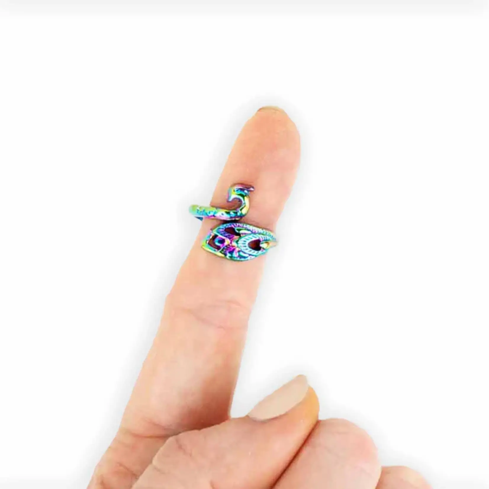 Twice Sheared Sheep Peacock Tension Ring