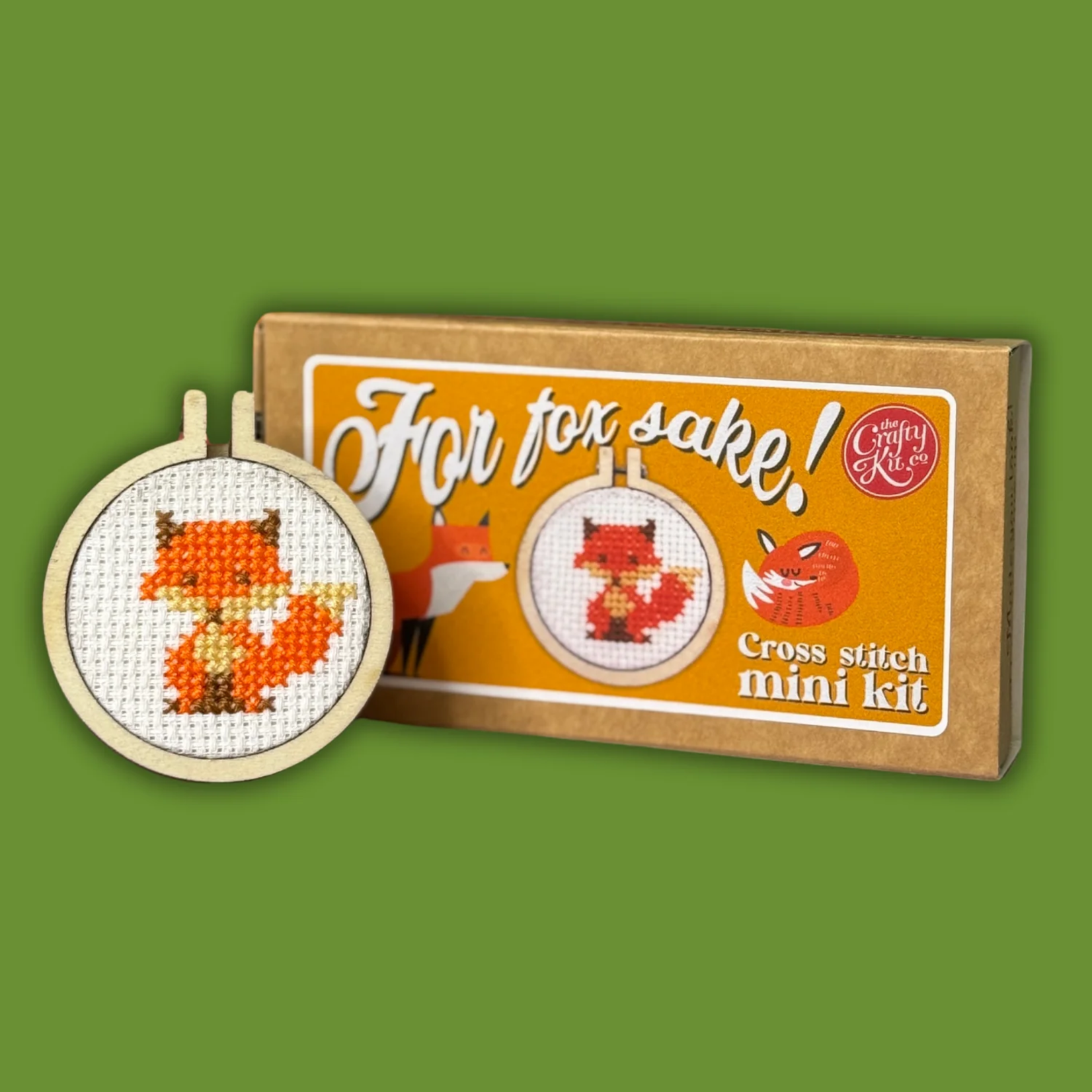 The Crafty Kit Company Mini Matchbox Cross Stitch Kit