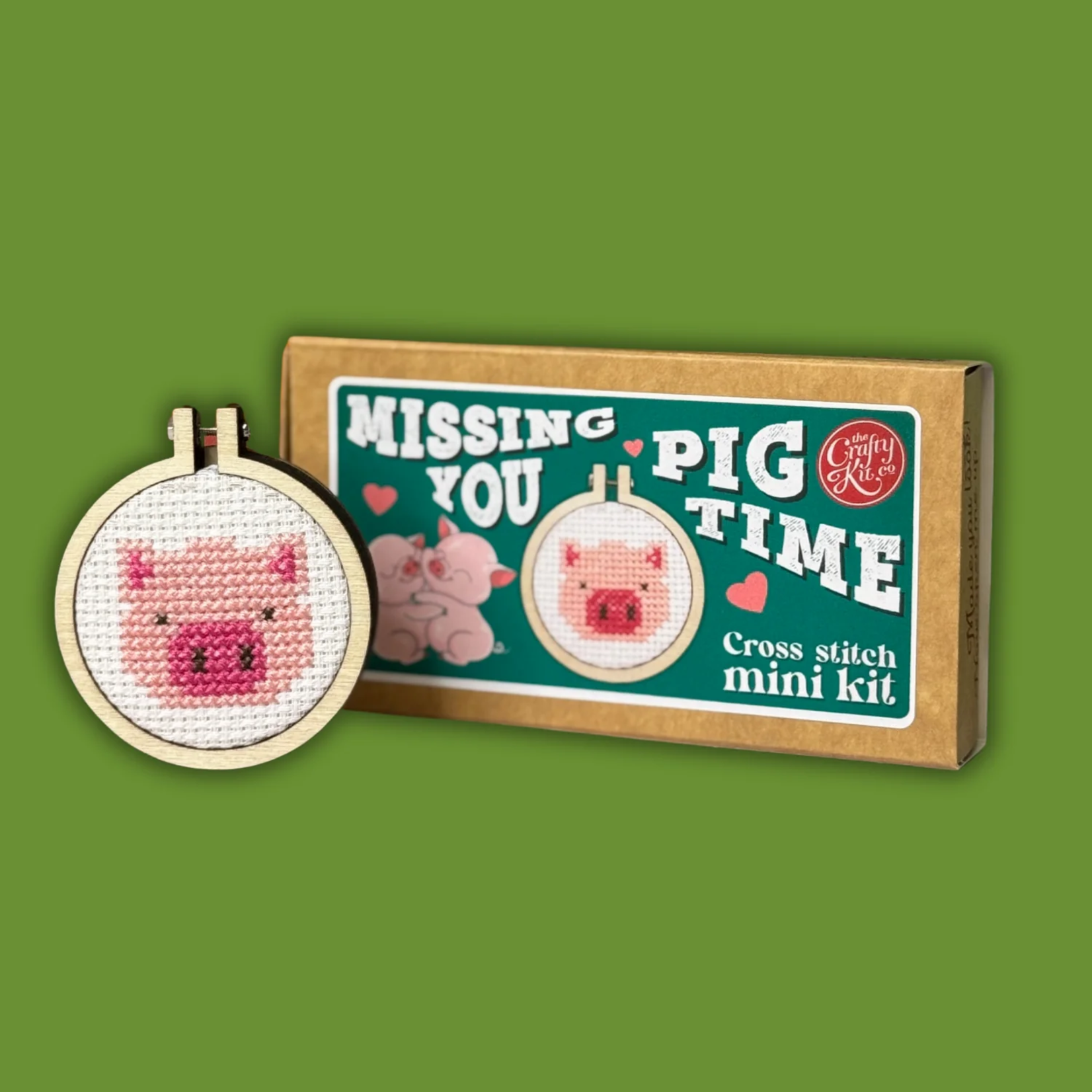 The Crafty Kit Company Mini Matchbox Cross Stitch Kit