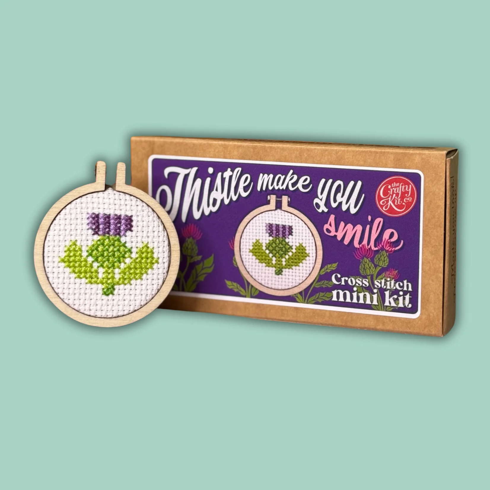 The Crafty Kit Company Mini Matchbox Cross Stitch Kit
