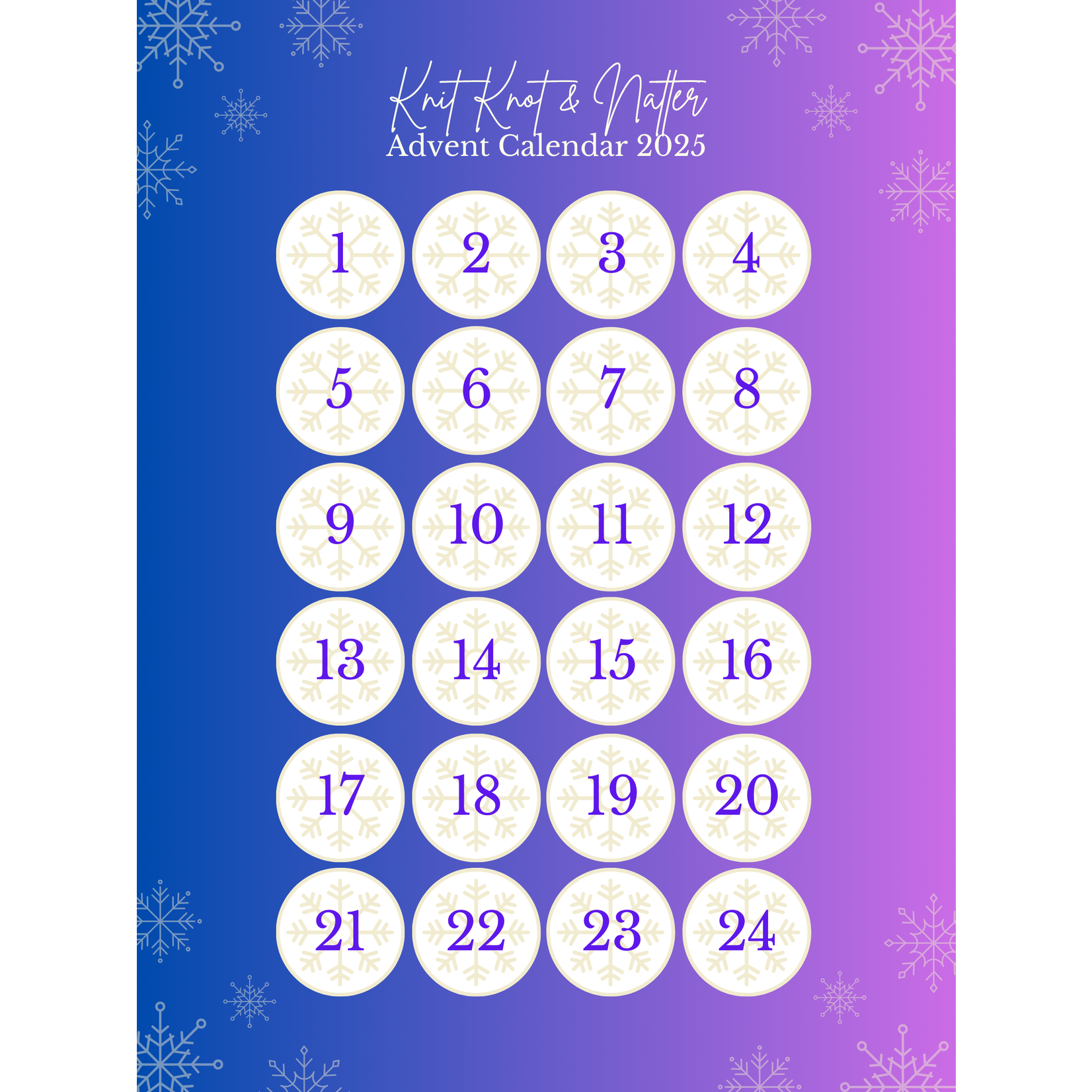 KKN **Preorder** "My Favorite Things" Advent Calendar