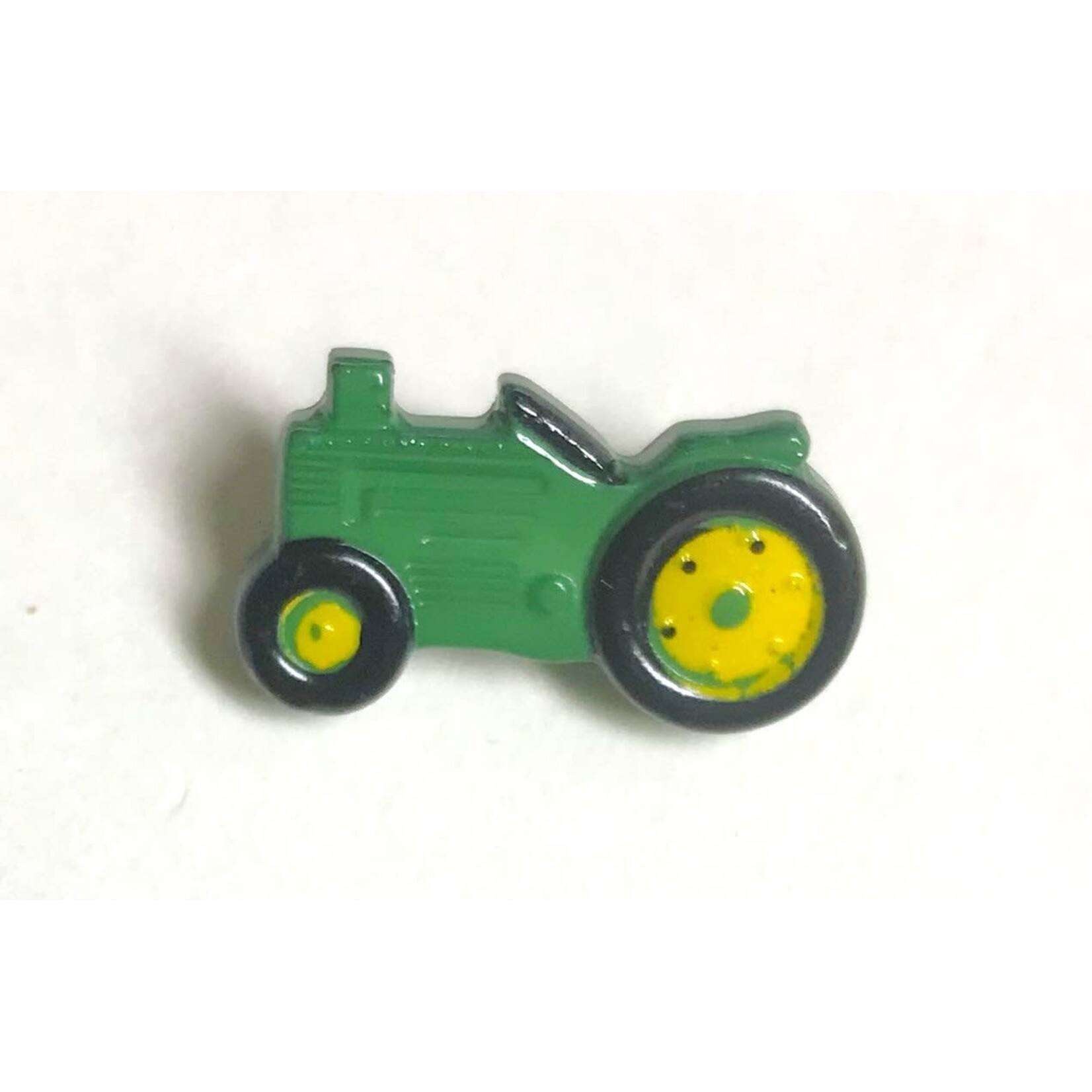 Dill Buttons Green Tractor 25mm - Dill Button 340620