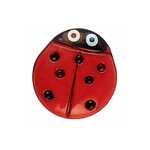 Dill Buttons Ladybug 11mm - Dill Button 230448