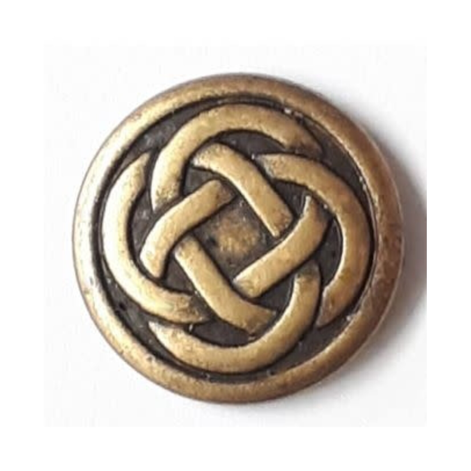 Dill Buttons Metal Celtic Knot - 23mm -  Dill Button 331147