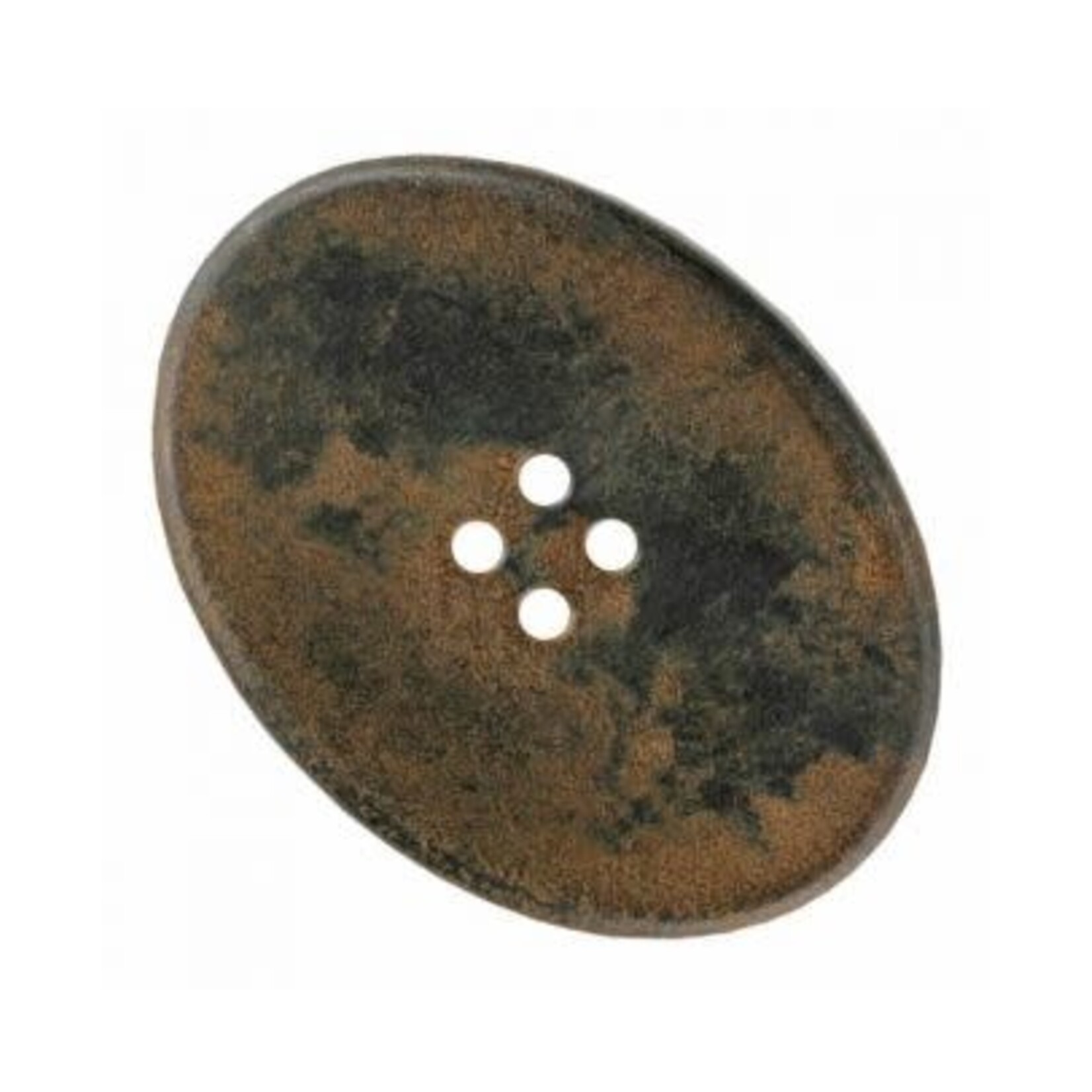 Dill Buttons Oval Wood Button -38mm - Dill Button 400283