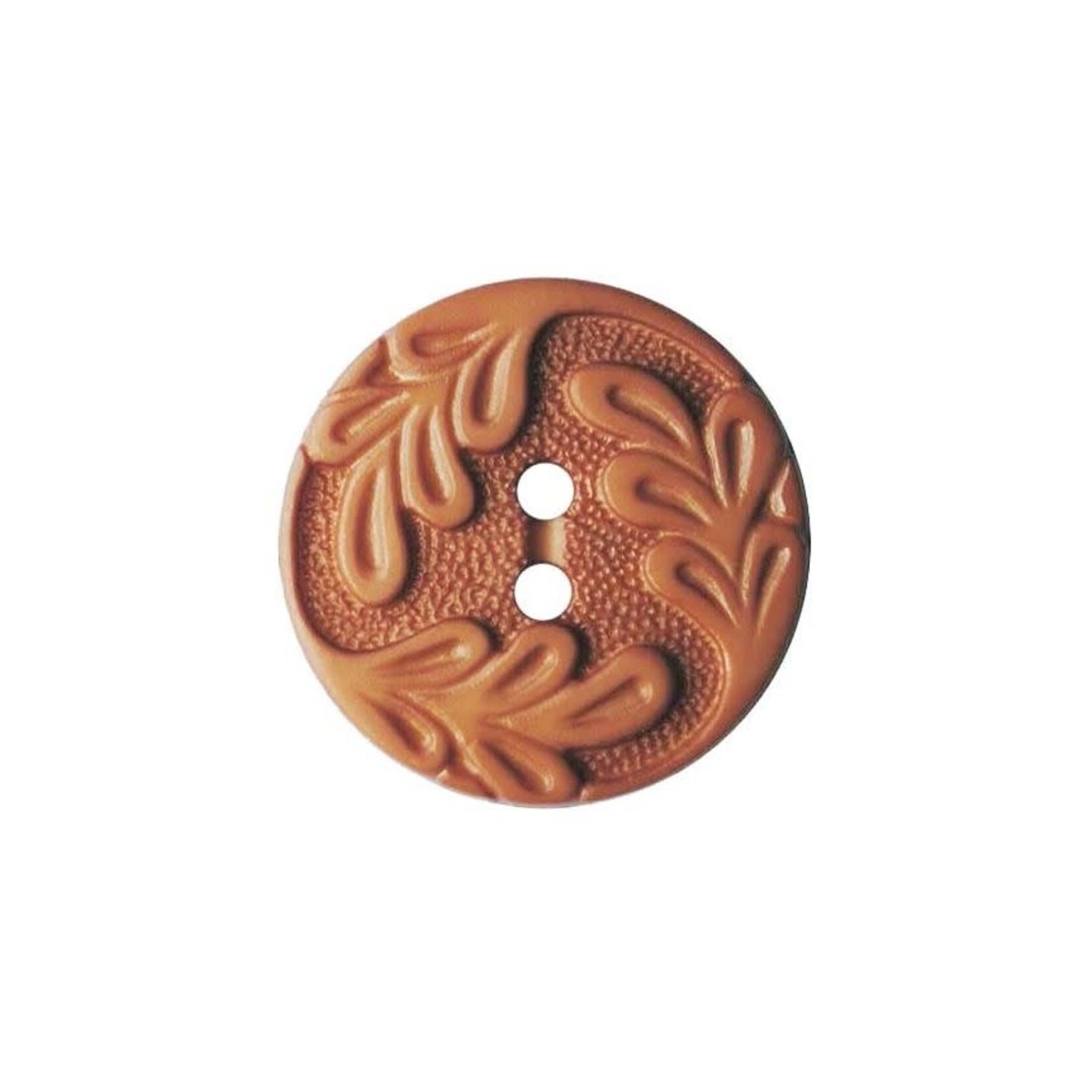 Dill Buttons Polymide Leaf Ornament Button - 23mm - Dill Button 346007