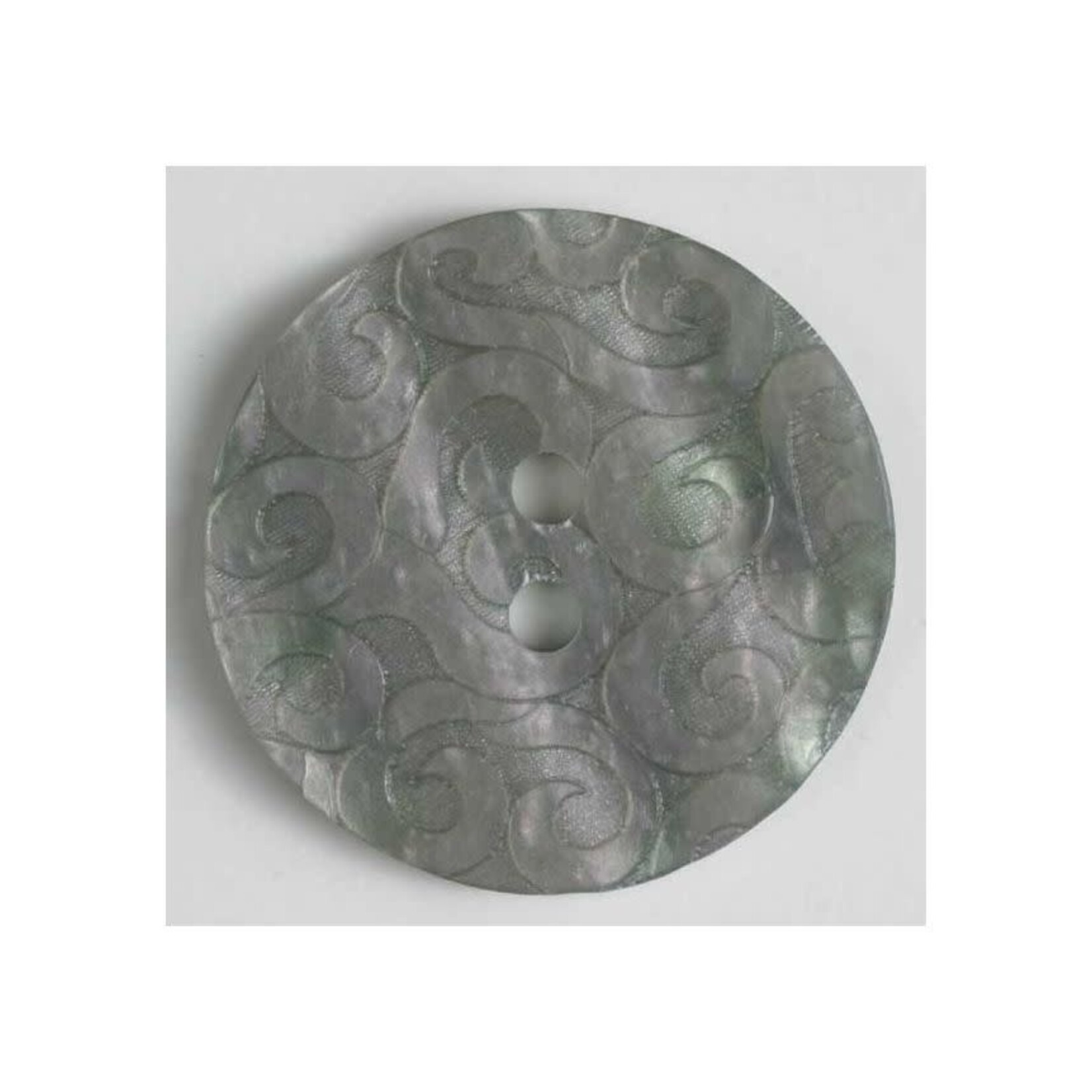 Dill Buttons Grey Polyester Button - 23mm - Dill Button 300665