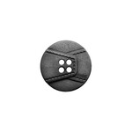 Dill Buttons Polymide Leather Look - 25mm - Dill Button 378007