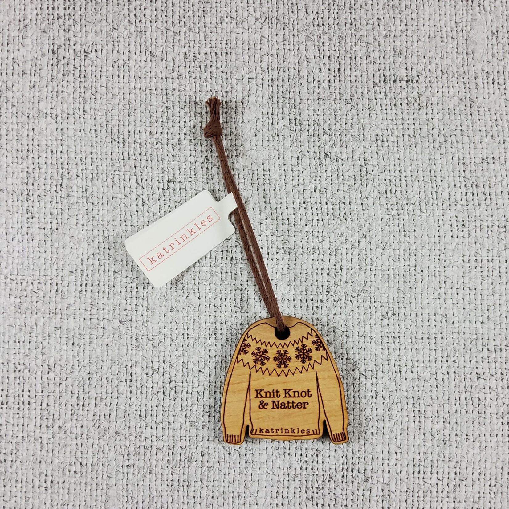 Katrinkles Branded Sweater Ornament