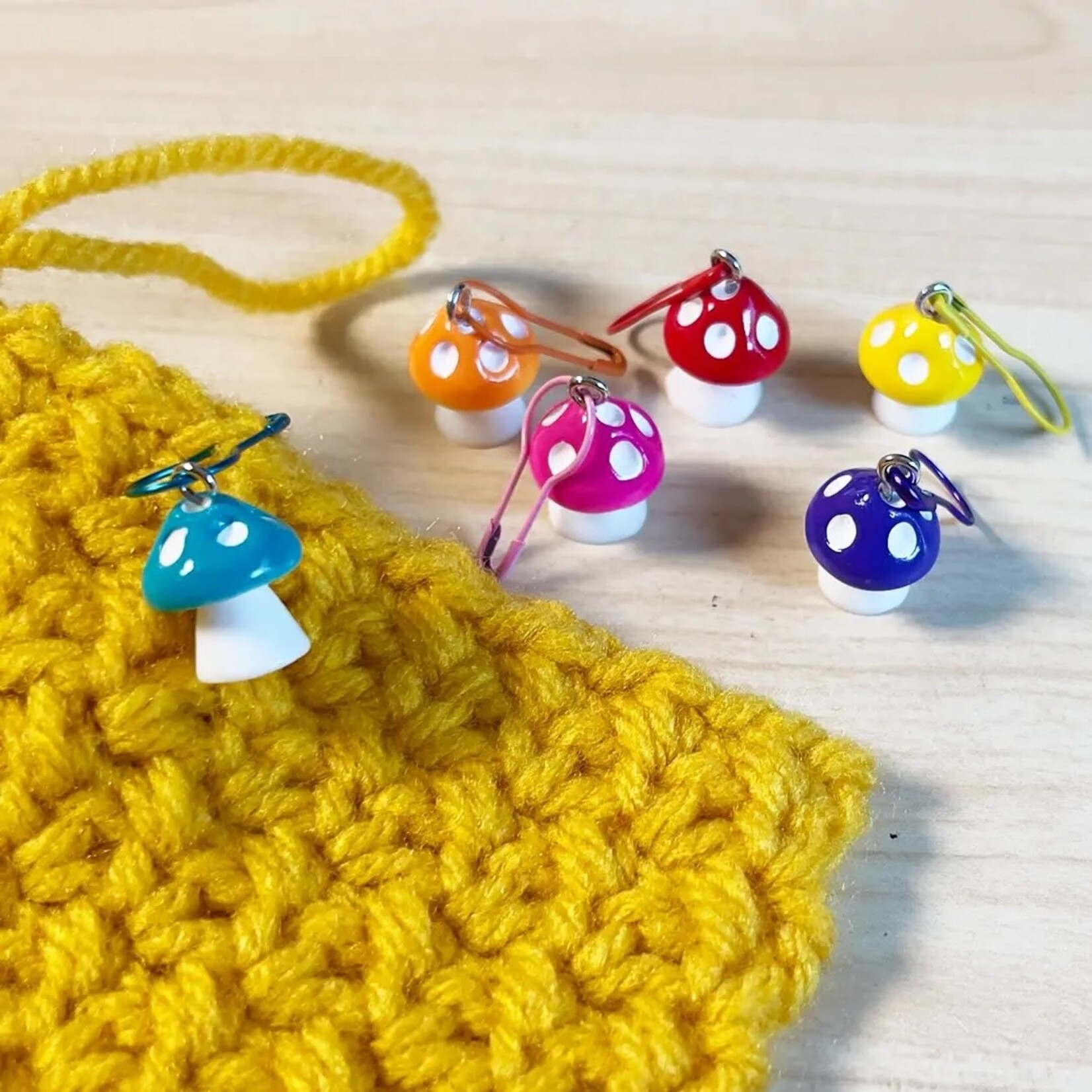 Anna B Shop Happy Little Shrooms Stitch Markers