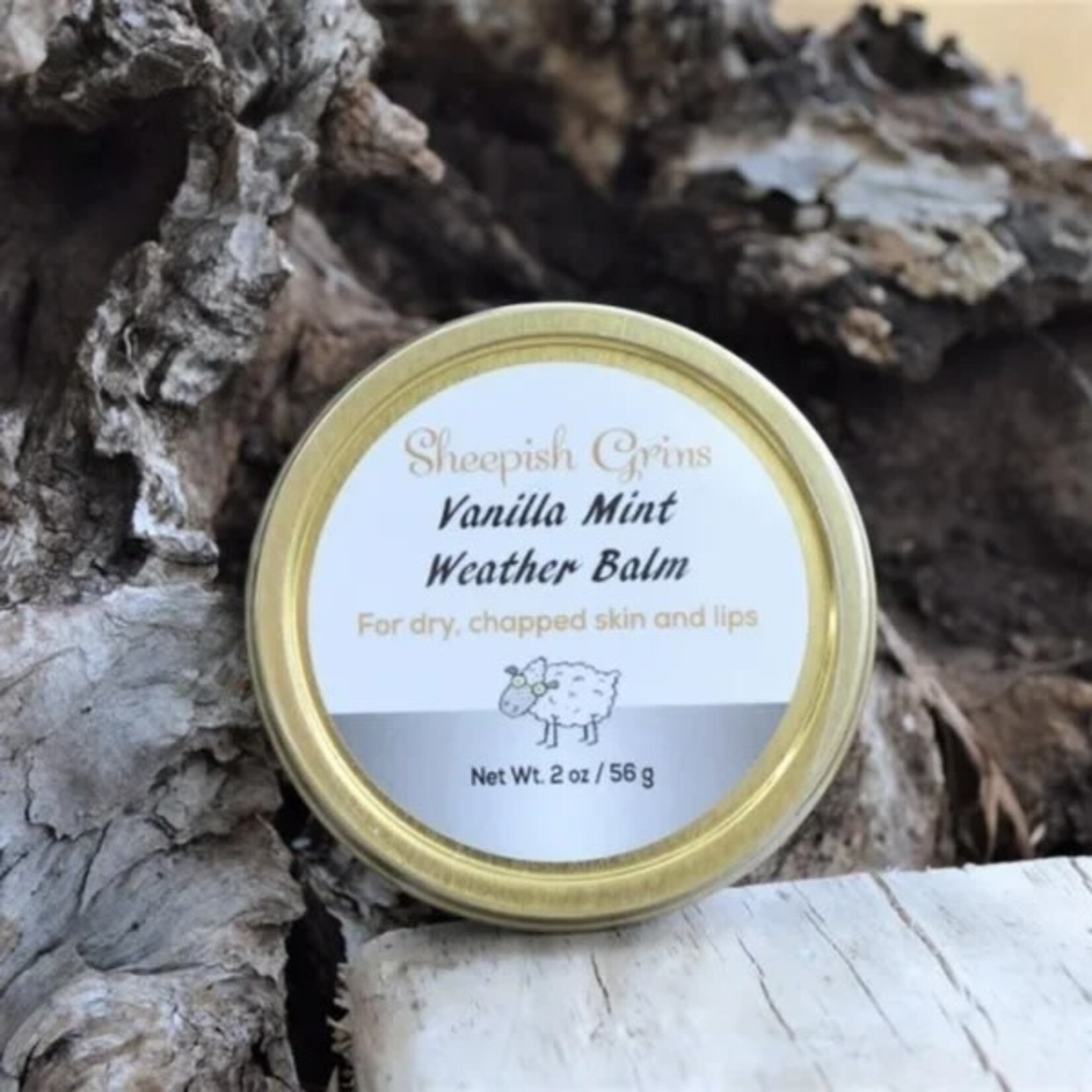 Sheepish Grins Vanilla Mint Weather Balm