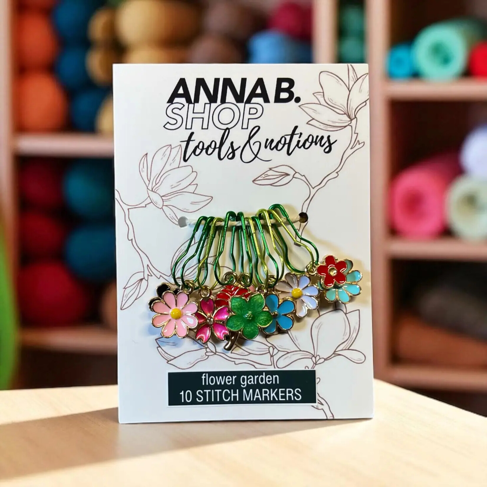 Anna B Shop Flower Garden Stitch Marker Set