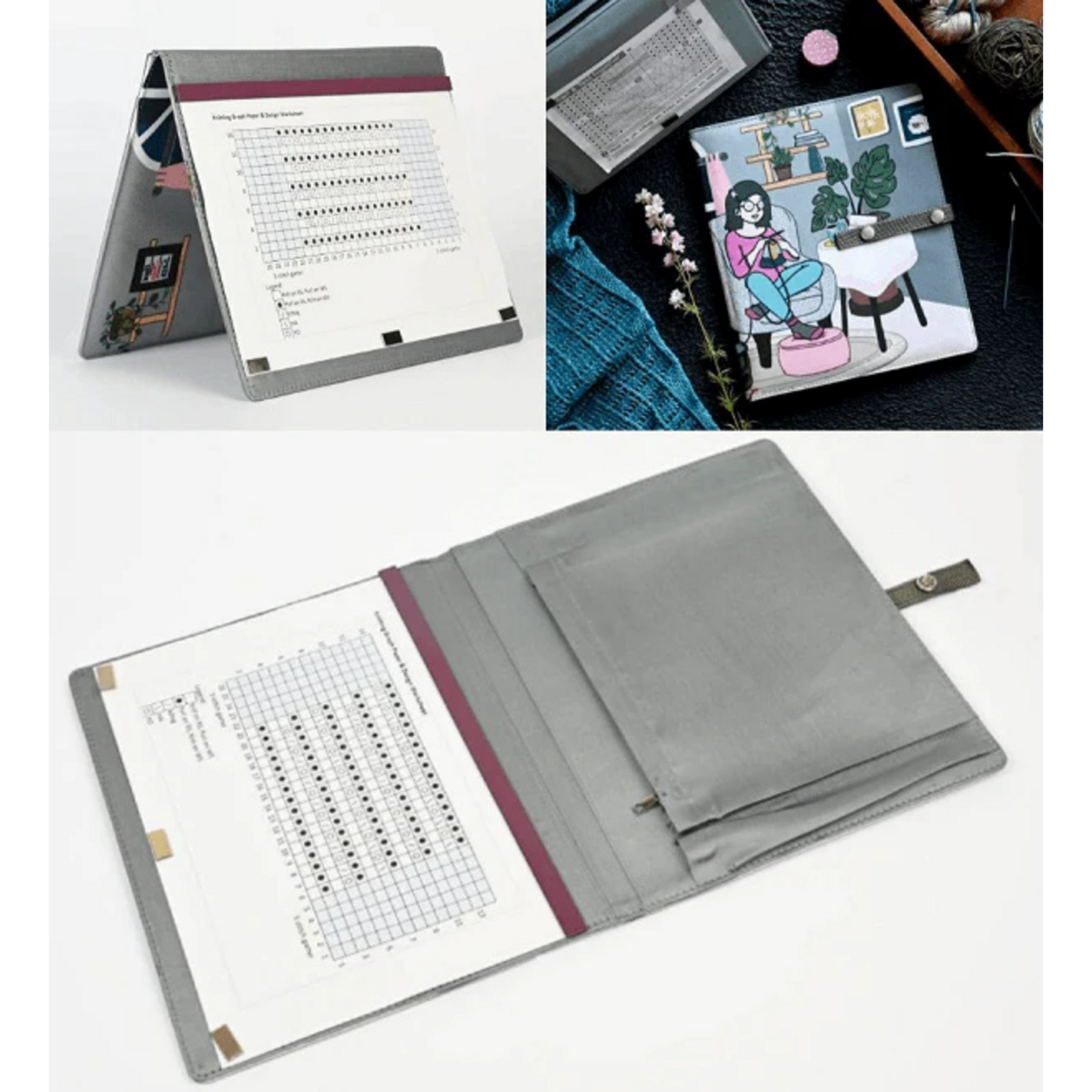 Knitter's Pride Passion Project Pouch with Roll - On Cases