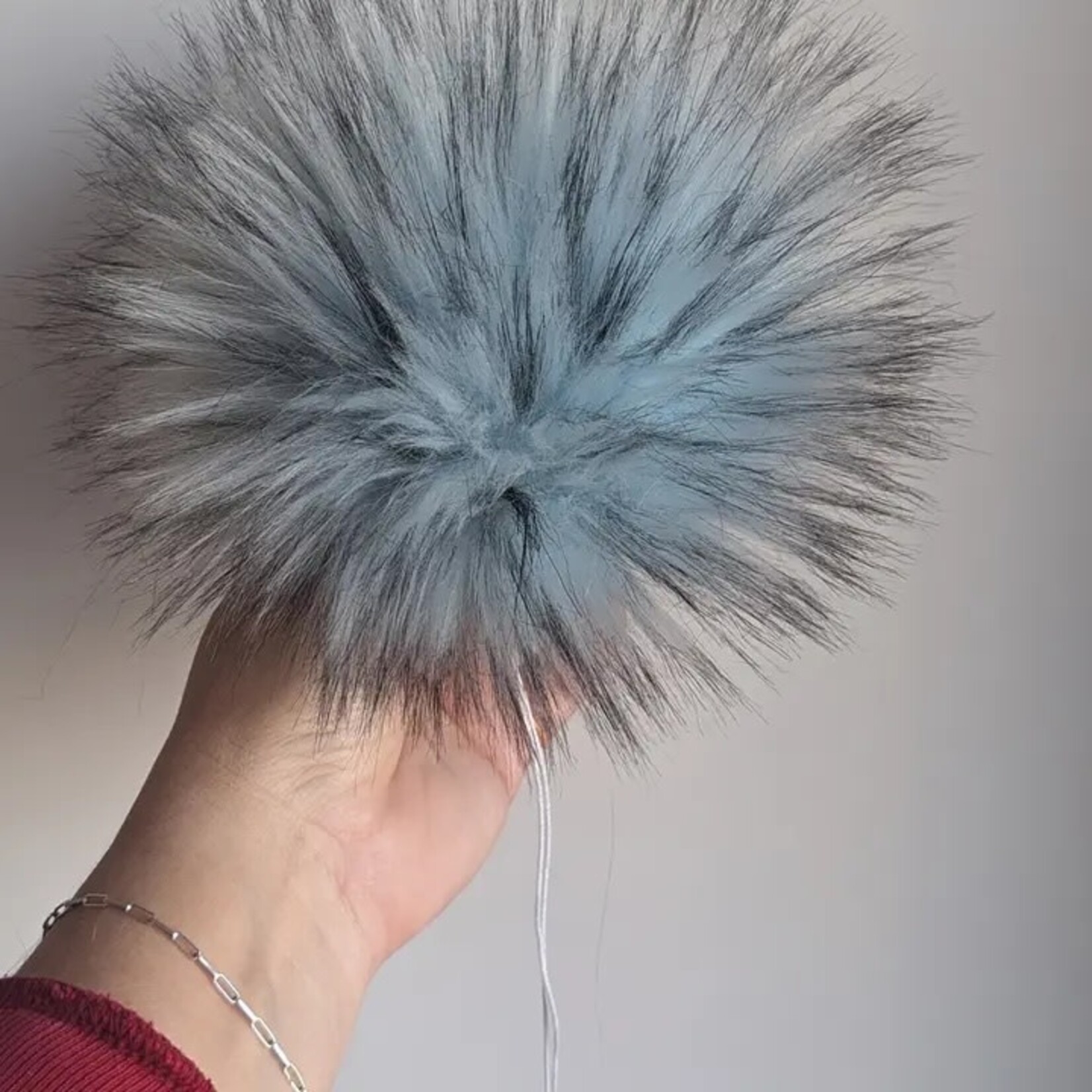Country Stix Co 7" Detachable Faux Fur Pom Pom