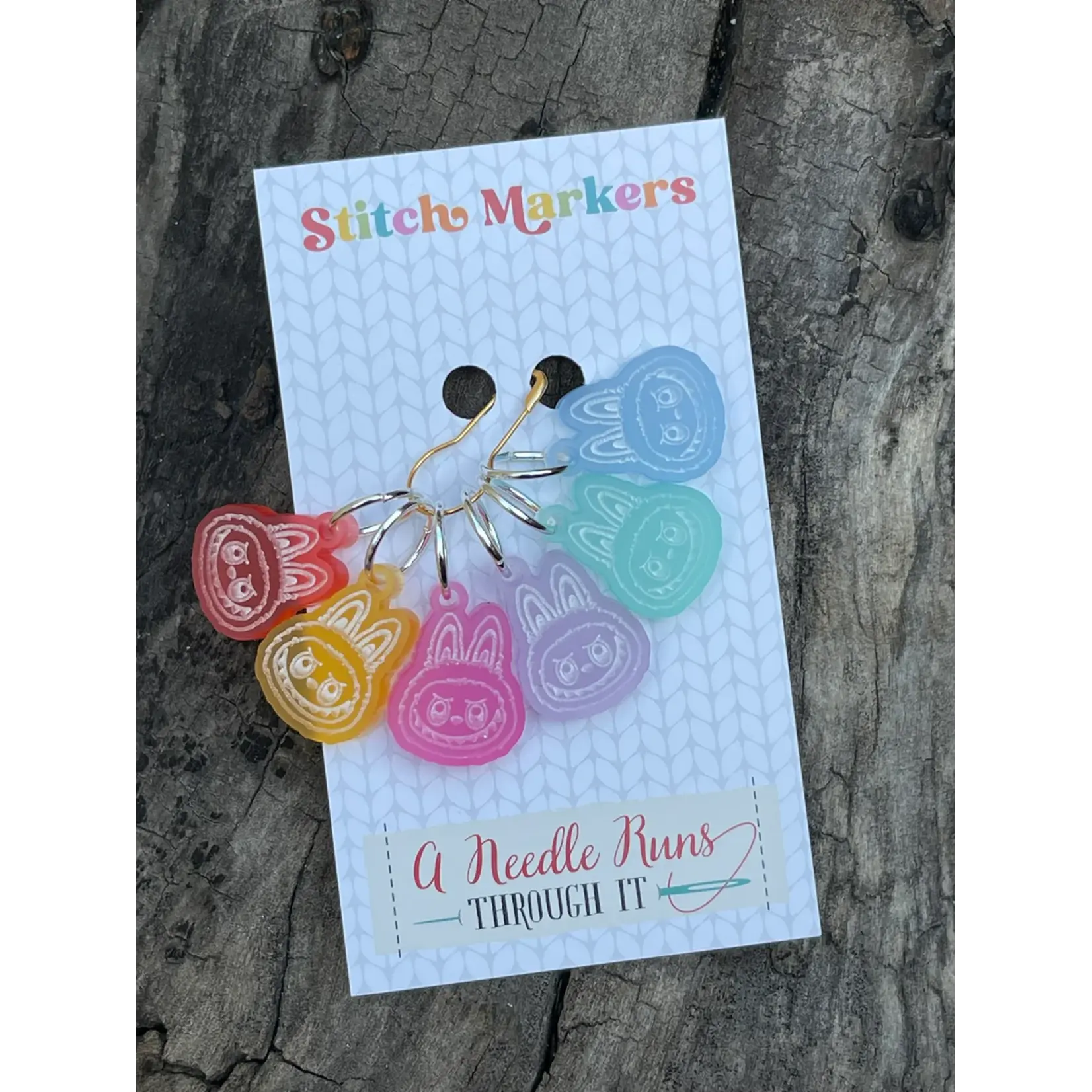 A Needle Runs Through It Stitch Markers