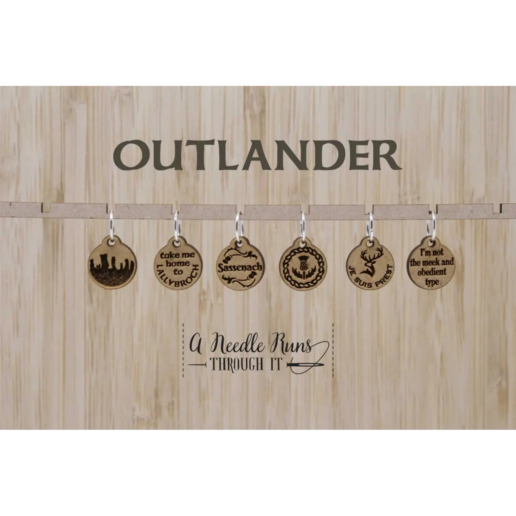 A Needle Runs Through It Stitch Markers