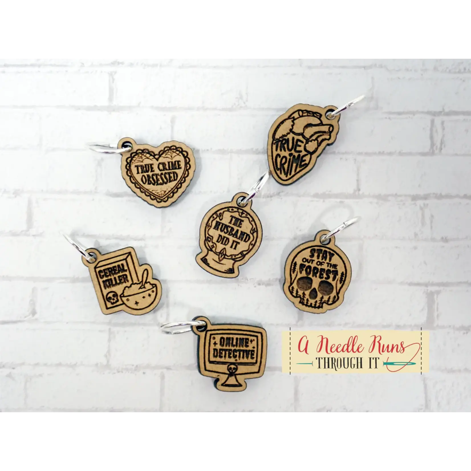 A Needle Runs Through It Stitch Markers