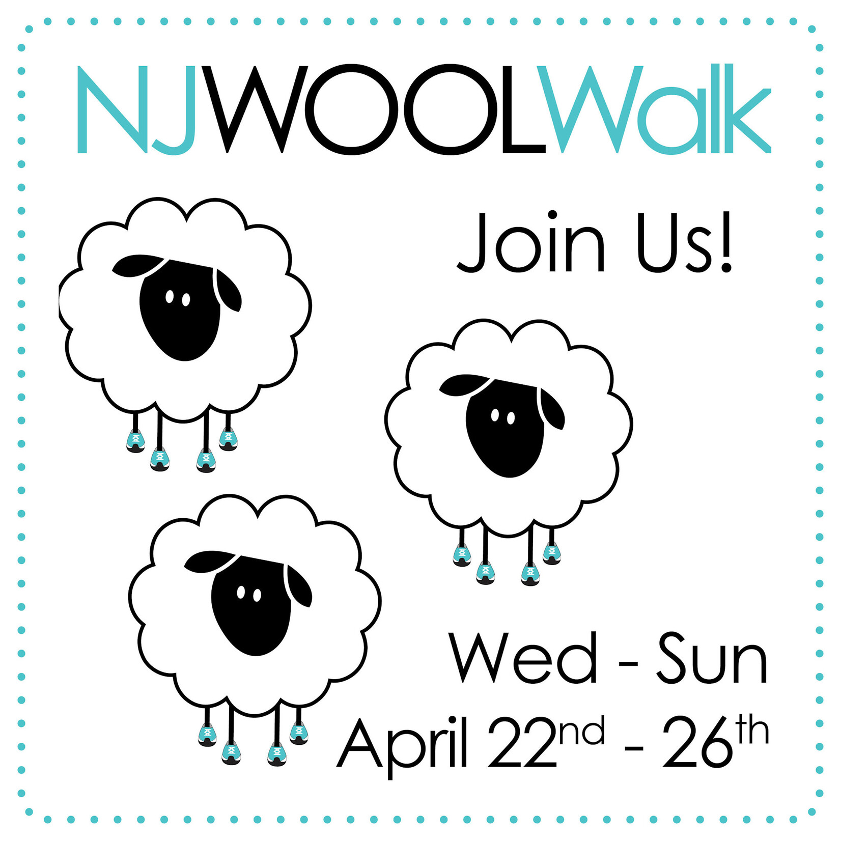 2026 NJ Wool Walk Passport - Available Now!