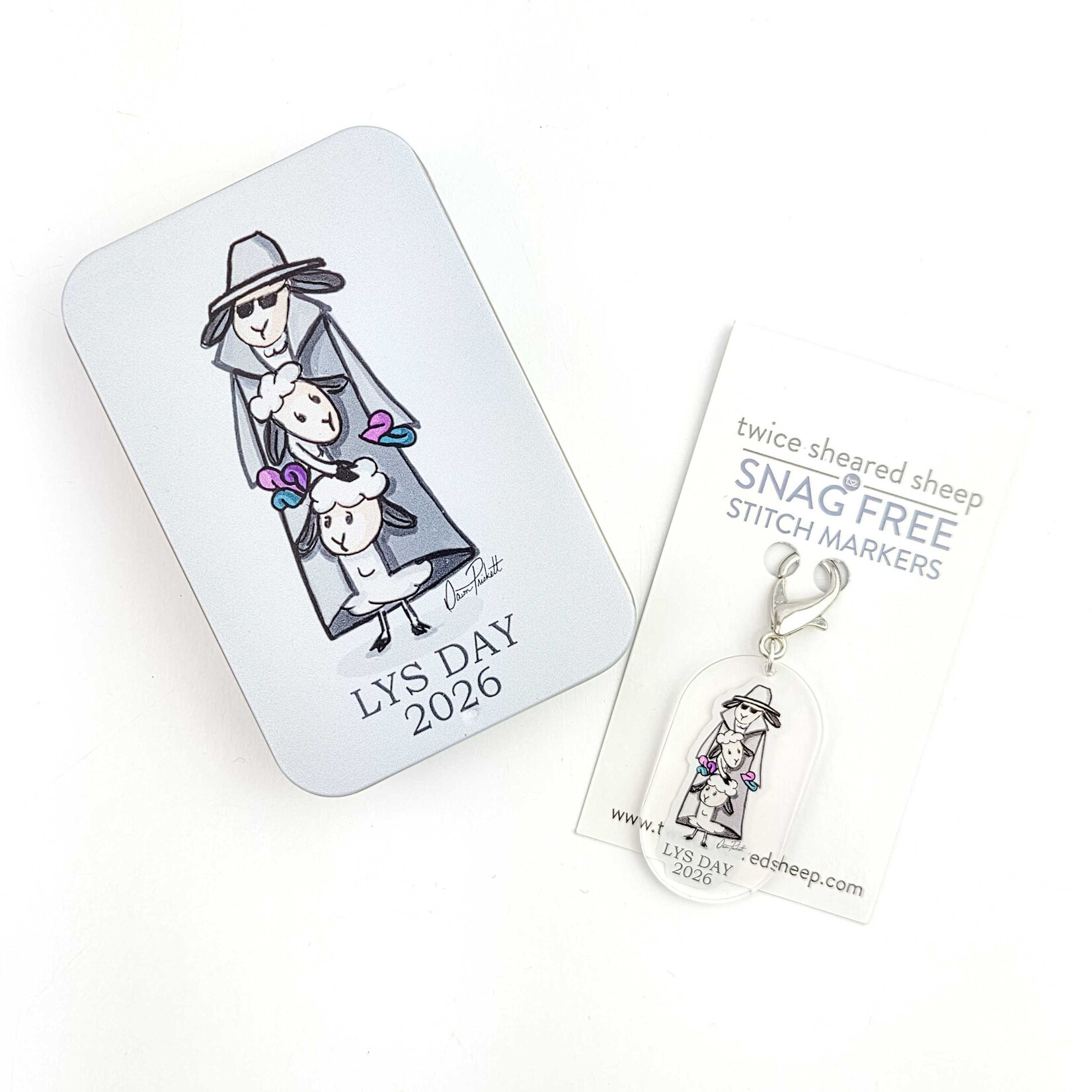 Twice Sheared Sheep 2026 LYS Day Exclusive Stitch Marker