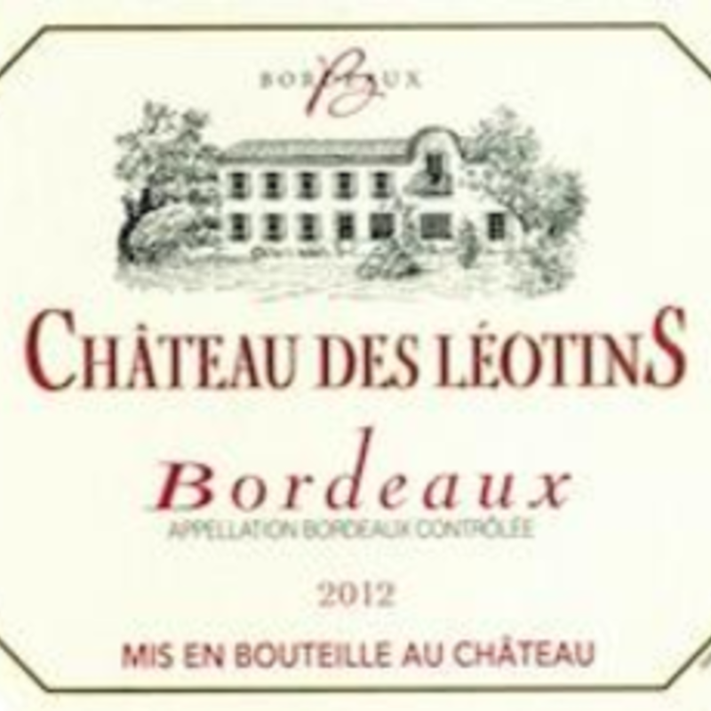 Chateau des Leotins Bordeaux 2021