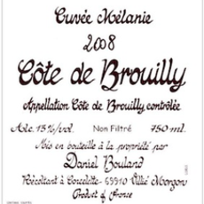 Daniel Bouland Cote de Brouilly "Cuvee Melanie" 2019