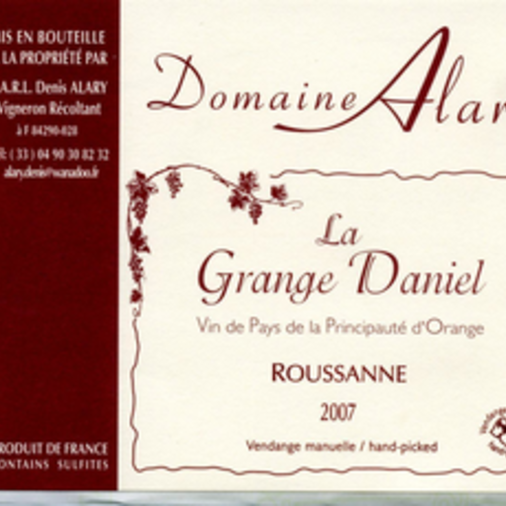 Domaine Alary "La Grange Daniel" Roussanne 2019