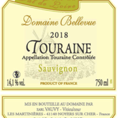 Domaine Bellevue Touraine Sauvignon Blanc 2022