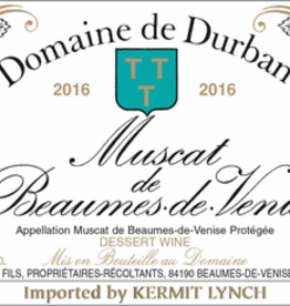 Domaine de Durban Muscat Beaumes de Venise 2015