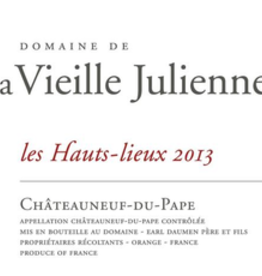 La Vieille Julienne Chateauneuf-du-Pape les Hauts-lieux 2017