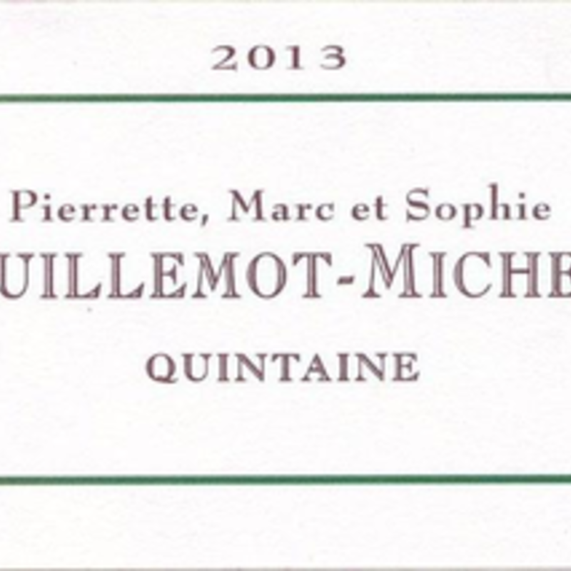 Domaine Guillemot Michel "Quintaine" Vire Clesse 2022