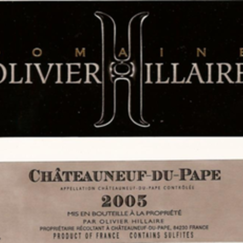 Domaine Olivier Hillaire Chateauneuf-du-Pape Classique 2018