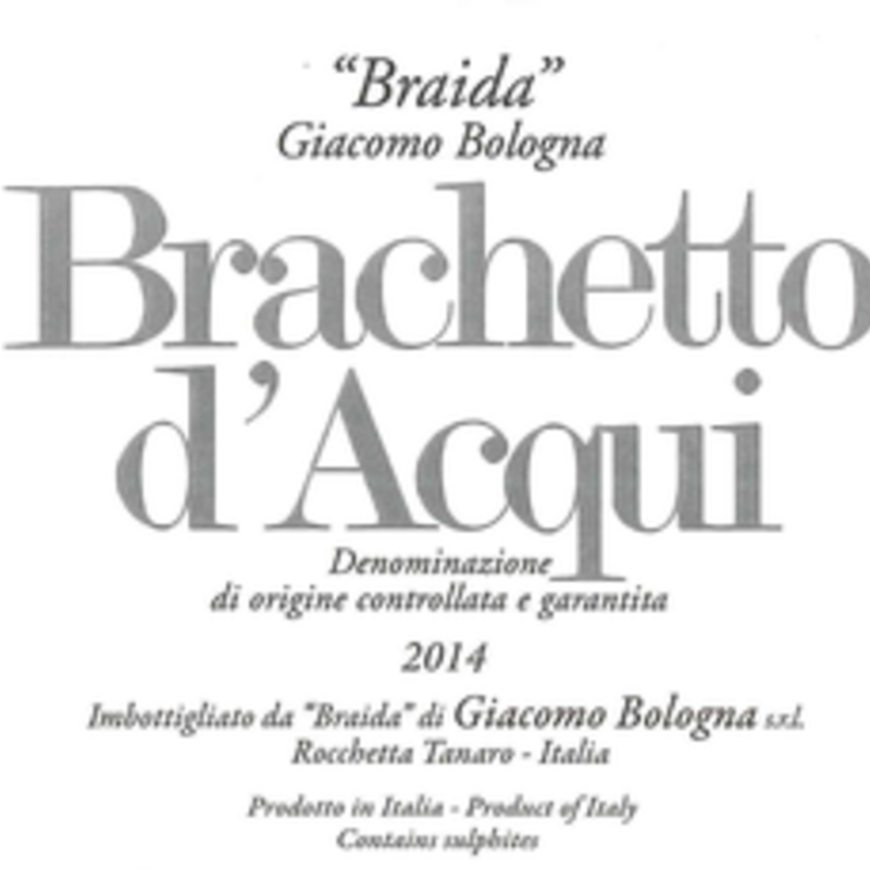 Giacomo Bologna Braida Brachetto d'Acqui 2021