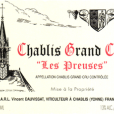 J & S Dauvissat Les Preuses Chablis 2017