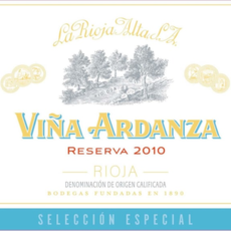 La Rioja Alta Vina Ardanza Reserva Seleccion Especial 2015