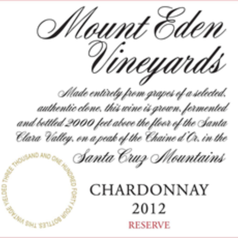 Mount Eden Vineyards" Estate" Chardonnay 2014 1.5L