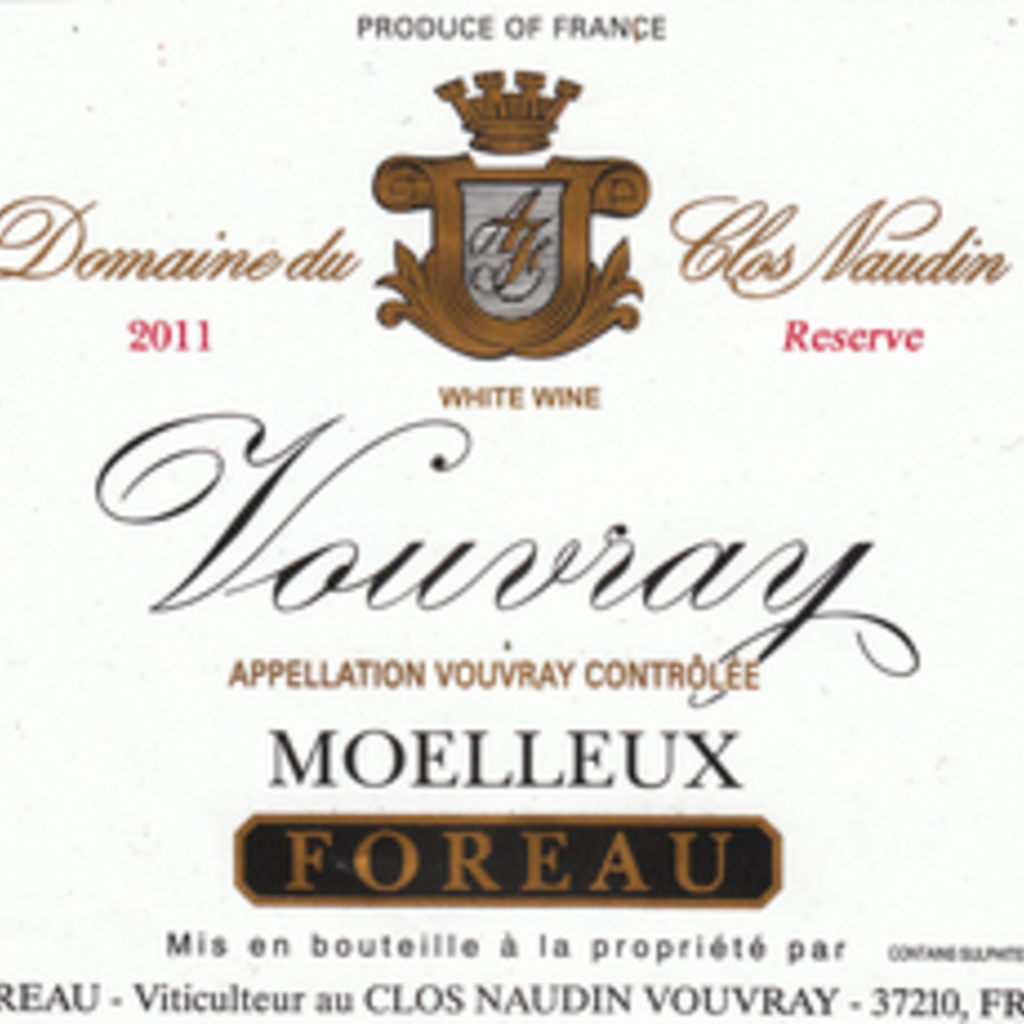 Philipe Foreau Domaine Du Clos Naudin Moelleux Vouvray Rerserve 2015