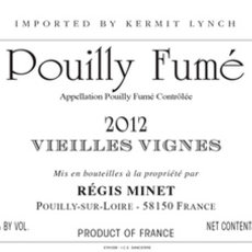 Regis Minet Pouilly-Fume Vieilles Vigne 2019
