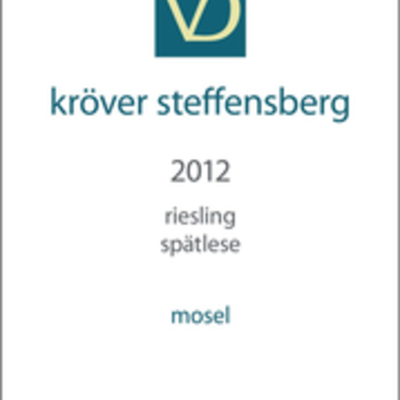 Vollenweider Krover Steffensberg Spatlese Riesling 2019